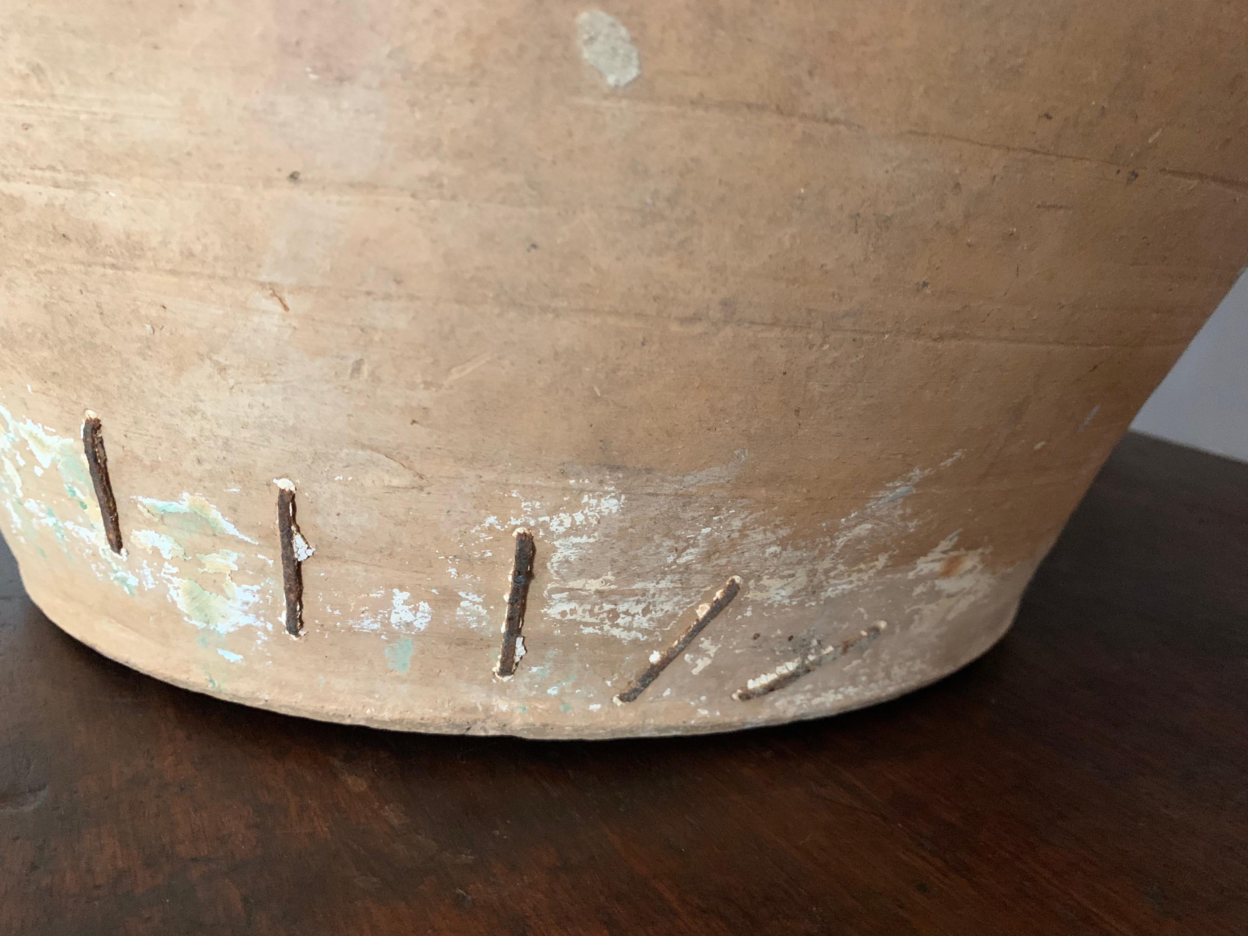 Spanish 19th Century Pot From Catalonia In Distressed Condition In Houston, TX