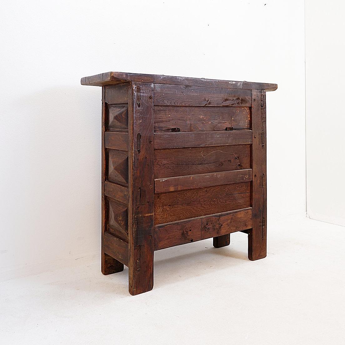 Spanish 20th Century Rustic Buffet - 2 drawers Español en venta