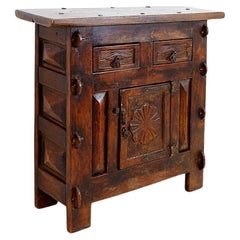 Spanish 20th Century Rustic Buffet - 2 drawers