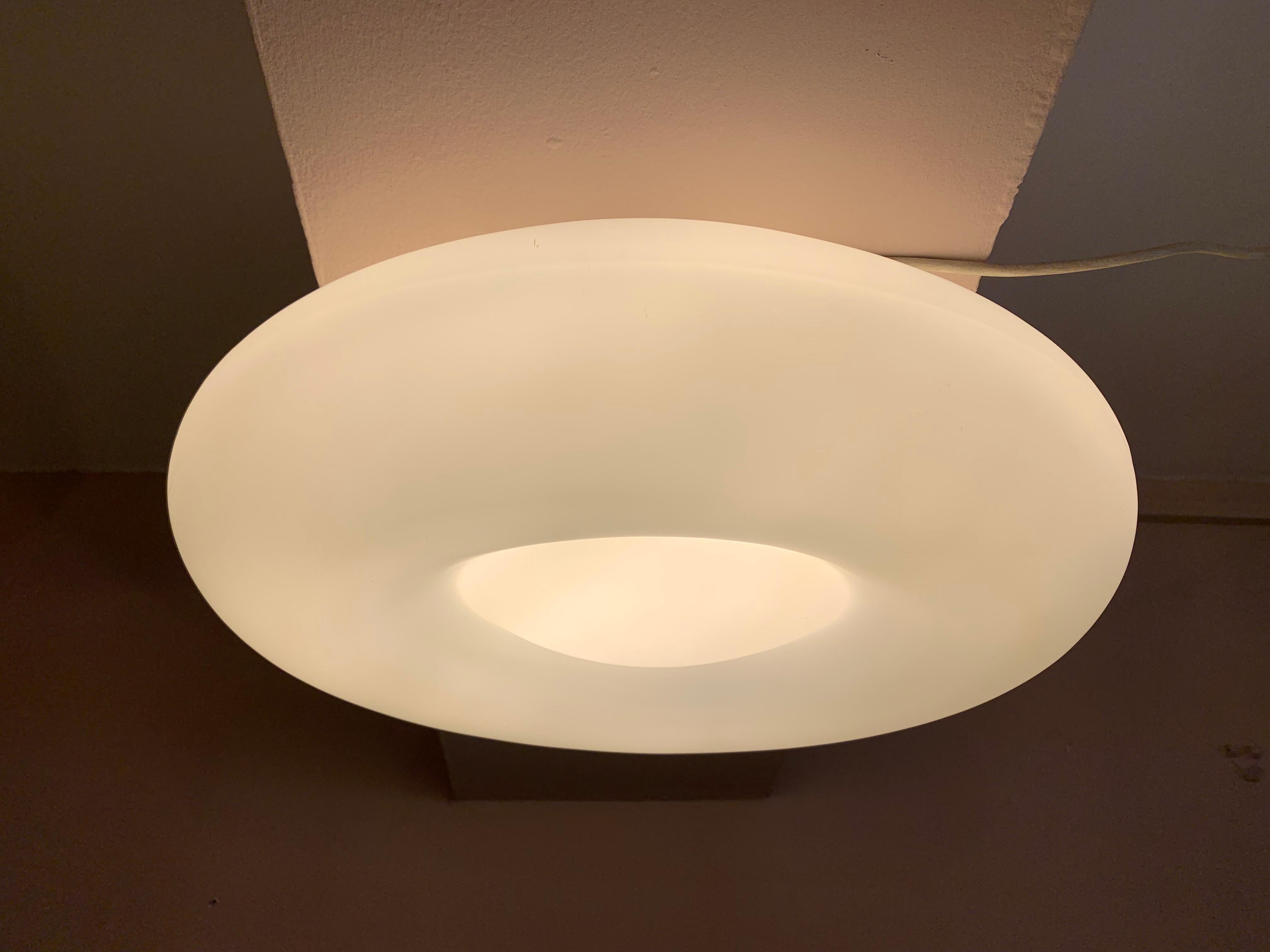 Spanish ACB Iluminación White Opaque Glass Flush Mounts or Wall Lights 1