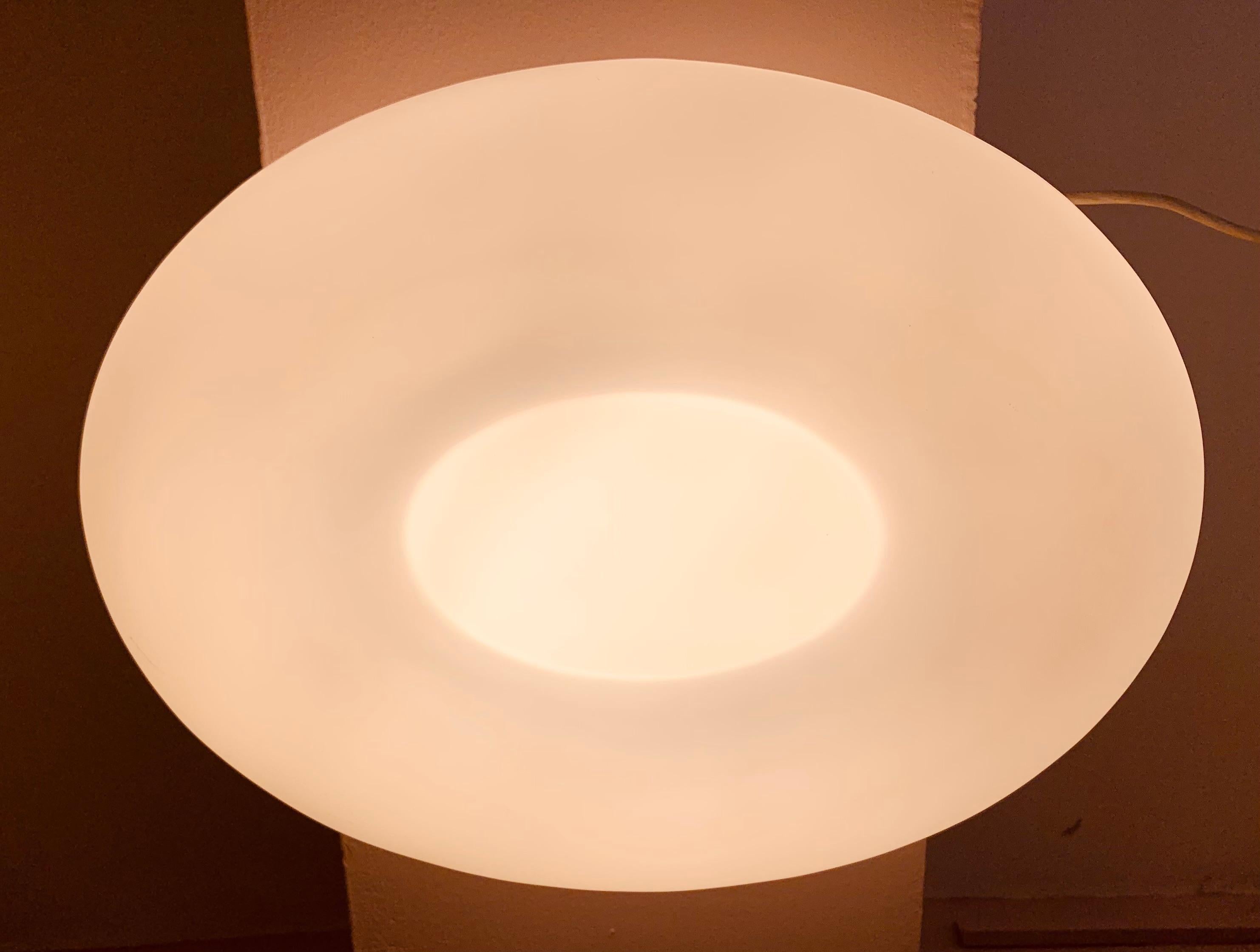 Spanish ACB Iluminación White Opaque Glass Flush Mounts or Wall Lights In Good Condition In London, GB