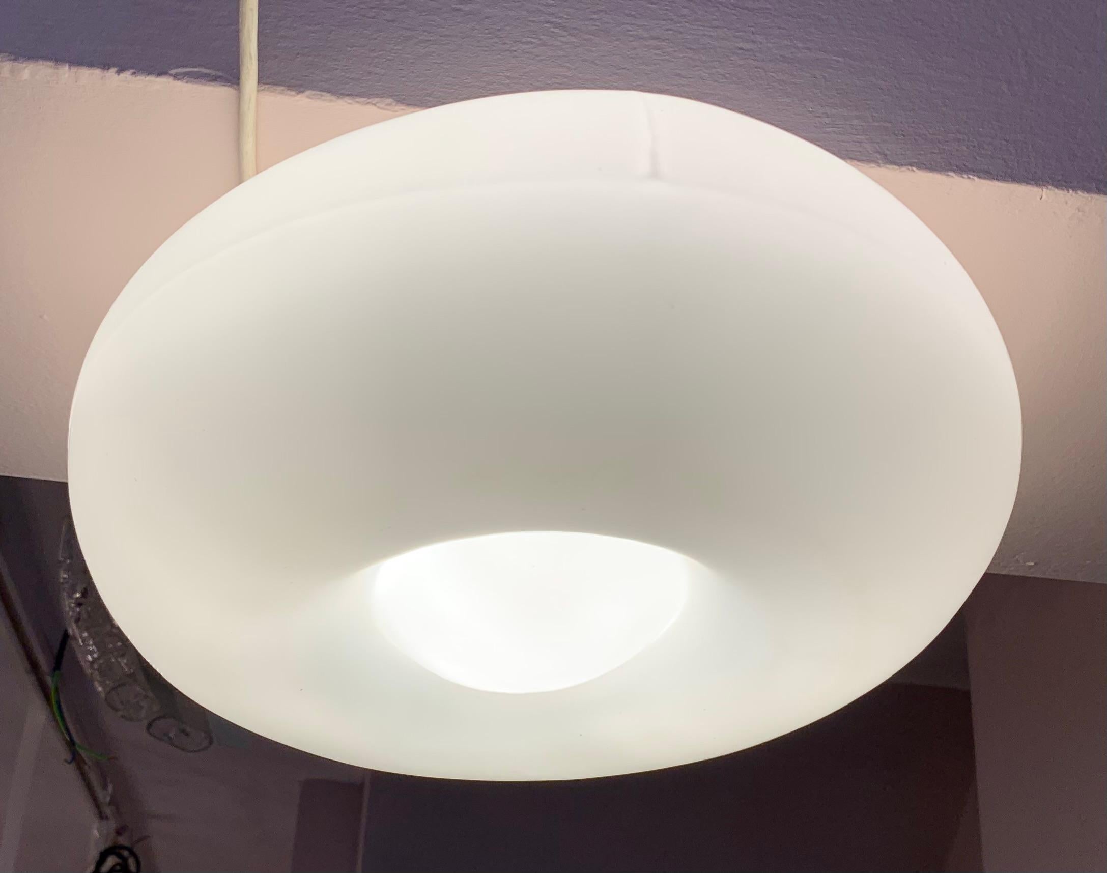 Contemporary Spanish ACB Iluminación White Opaque Glass Flush Mounts or Wall Lights