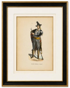 Spanish American from Mexico - Antique Costume Lithograph, c.1852