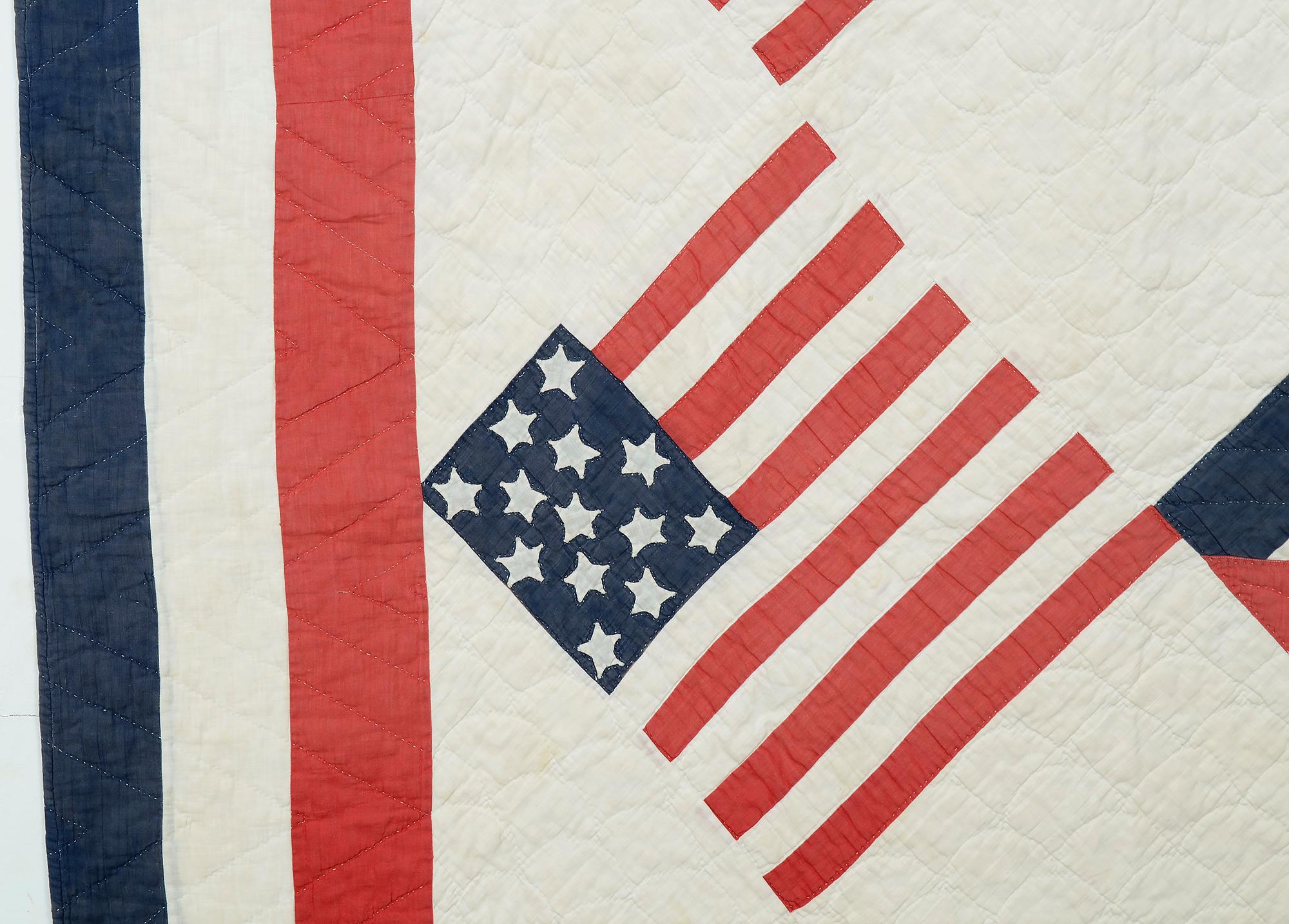 american flag quilt