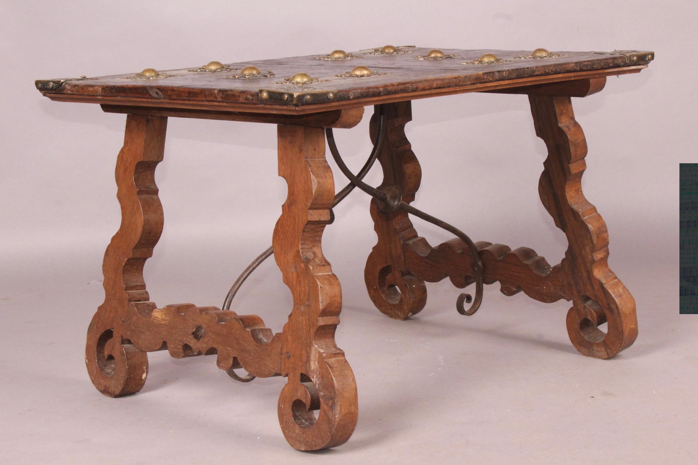 Metal Spanish Antique Low Table