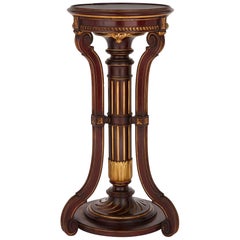Spanish Antique Parcel-Gilt Wood Pedestal Stand