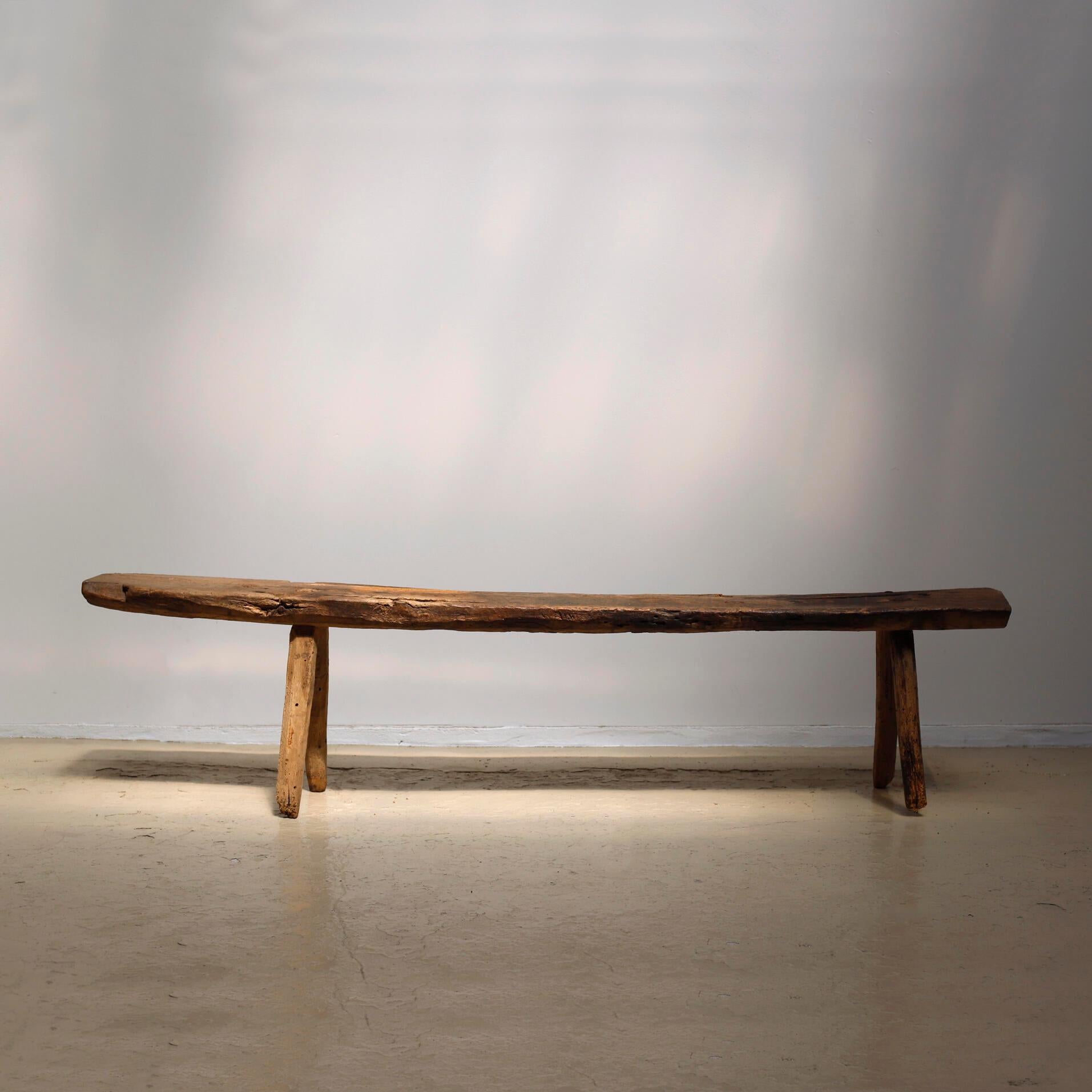 antique primitive bench