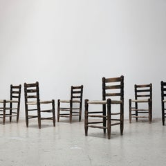 Spanish Antique rush chairs , 1880s