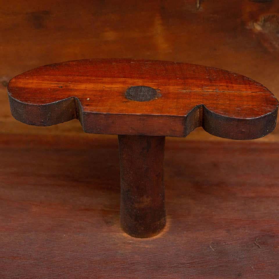 Spanish Antique Traditional Rustic Wood Hanger, circa 1930 For Sale 10