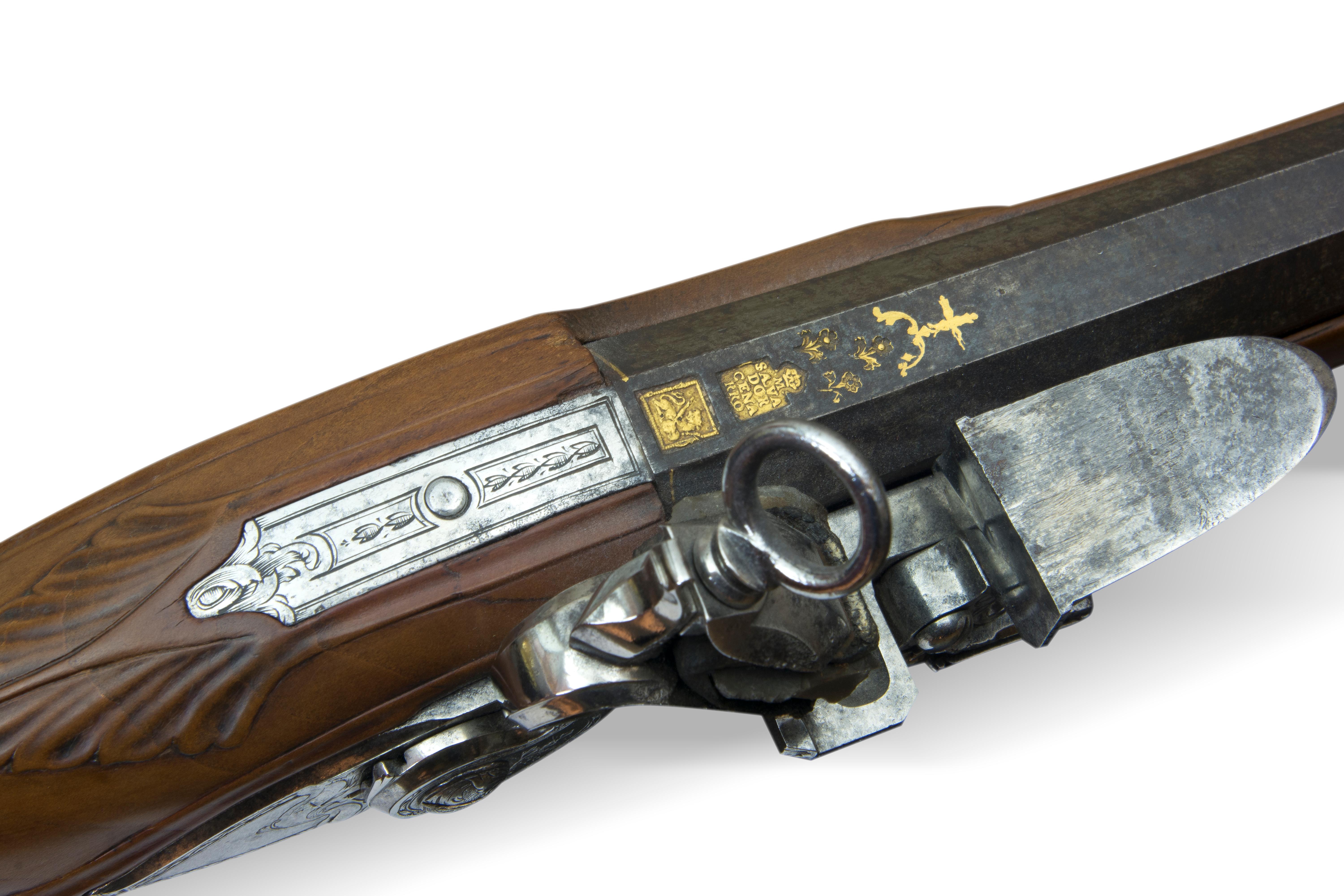 XVIIIe siècle Arquebus espagnol Salvador Cenarro, Madrid, 1761-1793 en vente