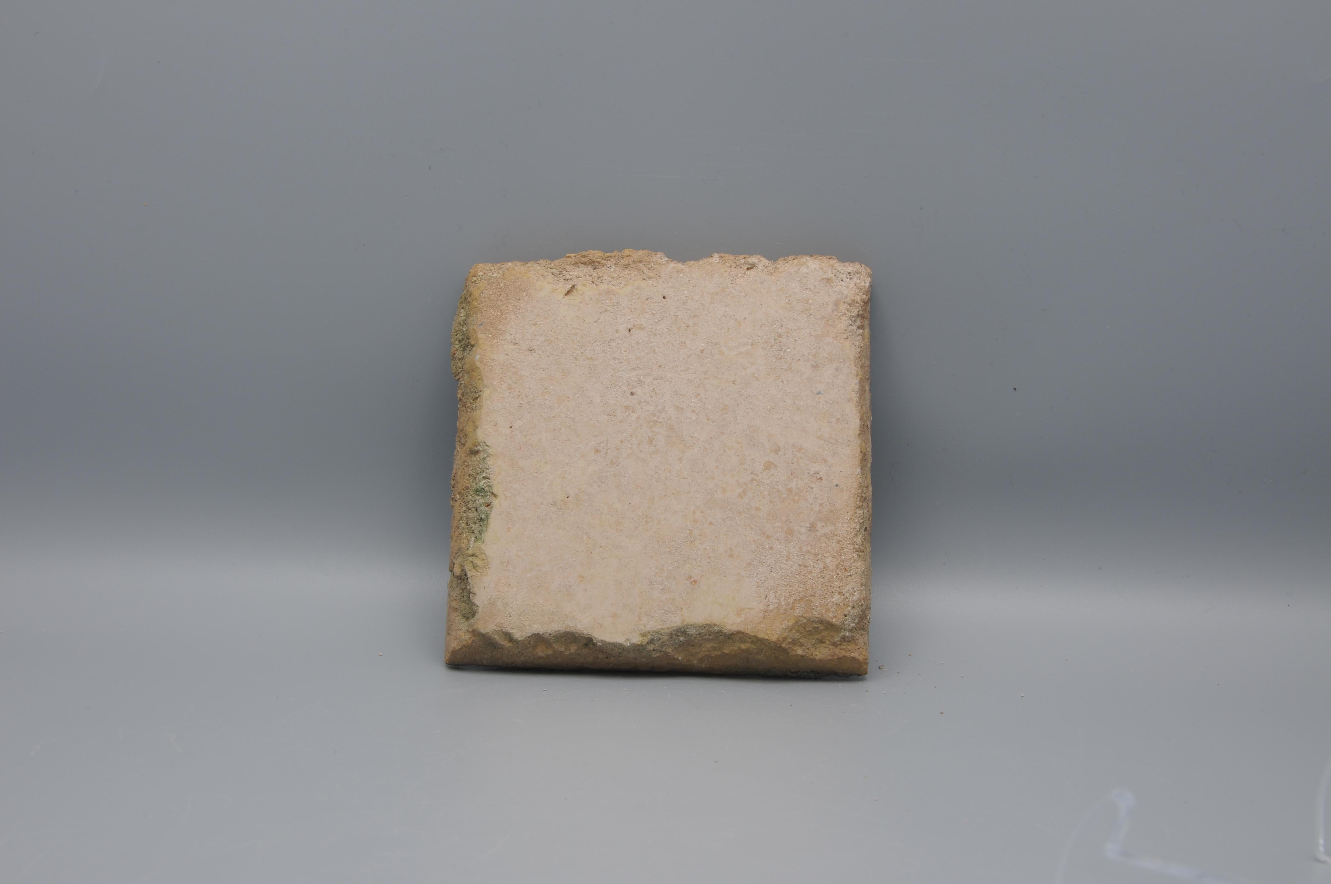 Spanish Azulejo Tile Arista y Cuenca - Sevilla 16th century For Sale 3