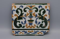 Spanish Azulejo Tile Arista y Cuenca - Toledo 16th century