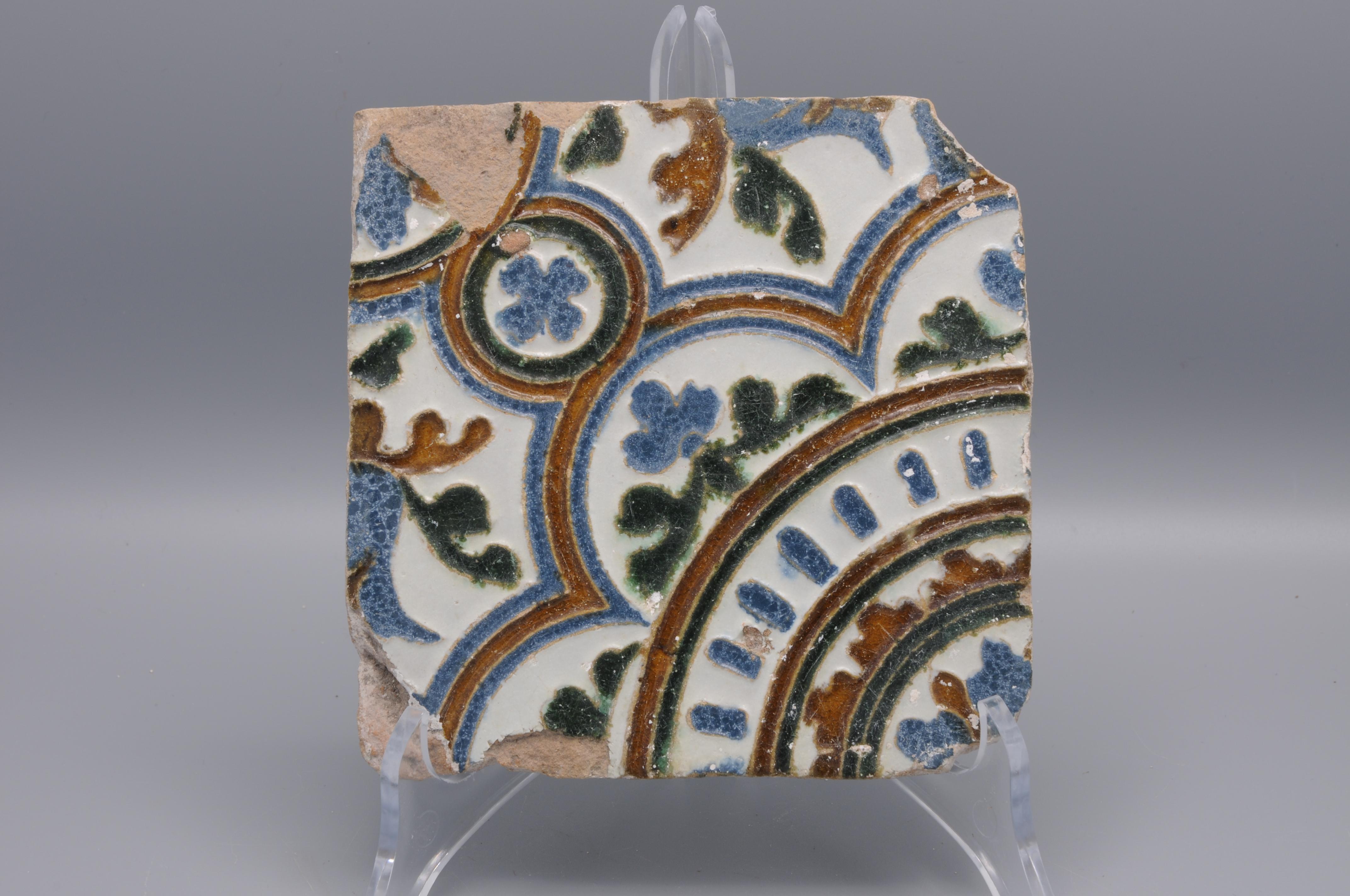 Rinascimento Mattonella azulejo spagnola Arista y Cuenca - Toledo XVI secolo in vendita