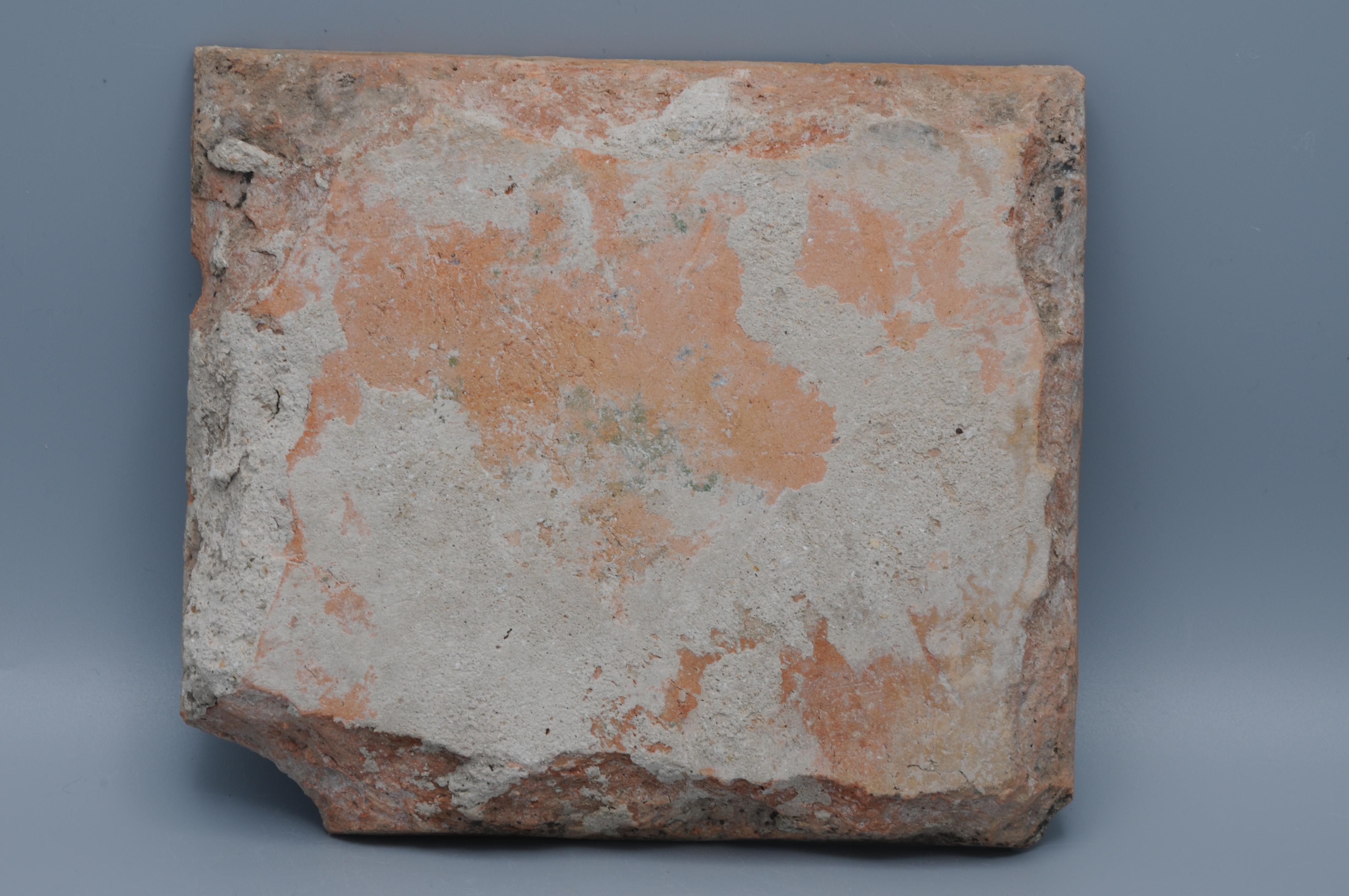 Earthenware Spanish Azulejo Tile Arista y Cuenca - Toledo 16th century For Sale