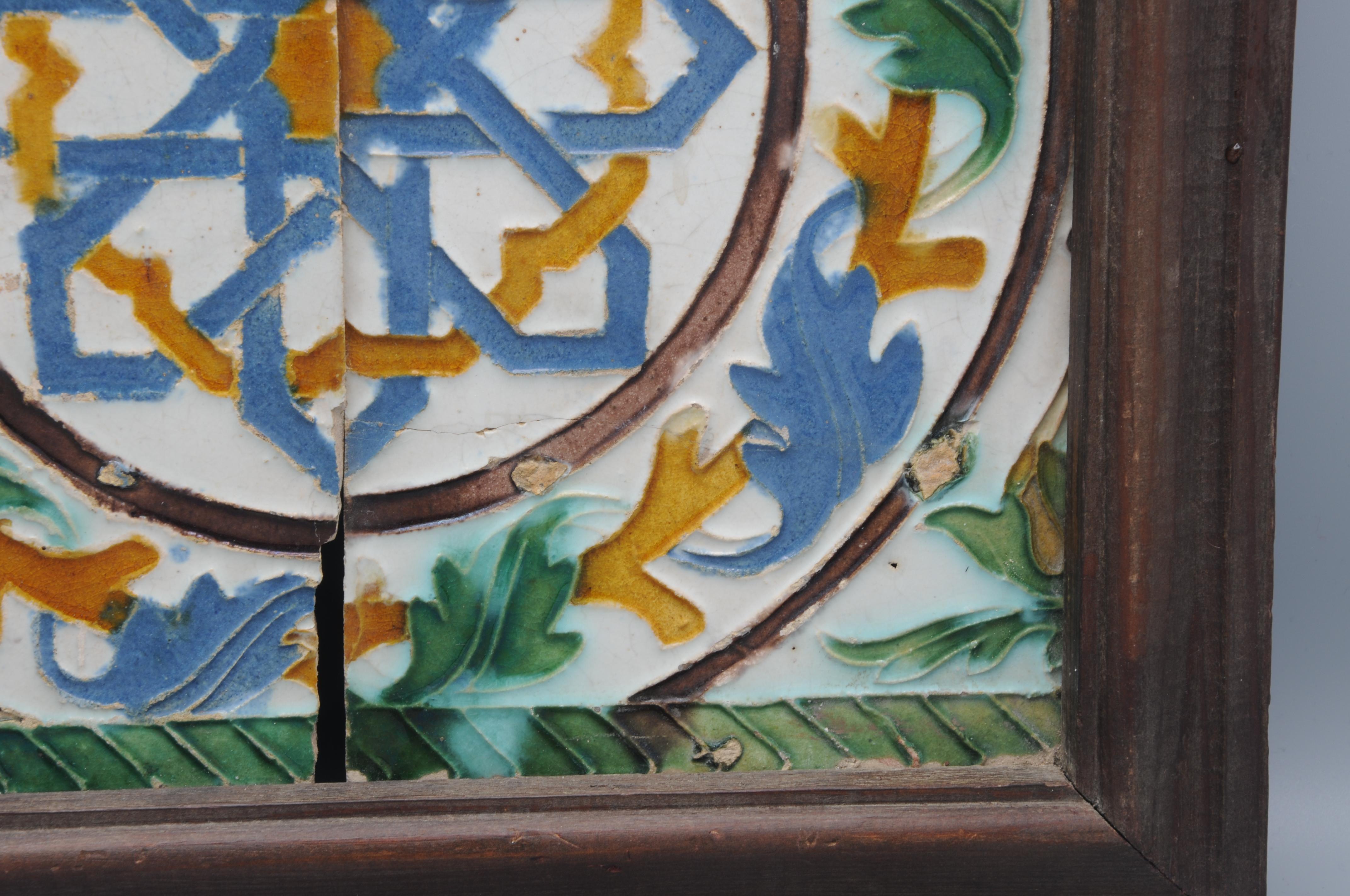 Spanische Azulejo-Kacheln „Dos por Tabla“ – Arista y Cuenca – Toledo, 16. Jahrhundert 5