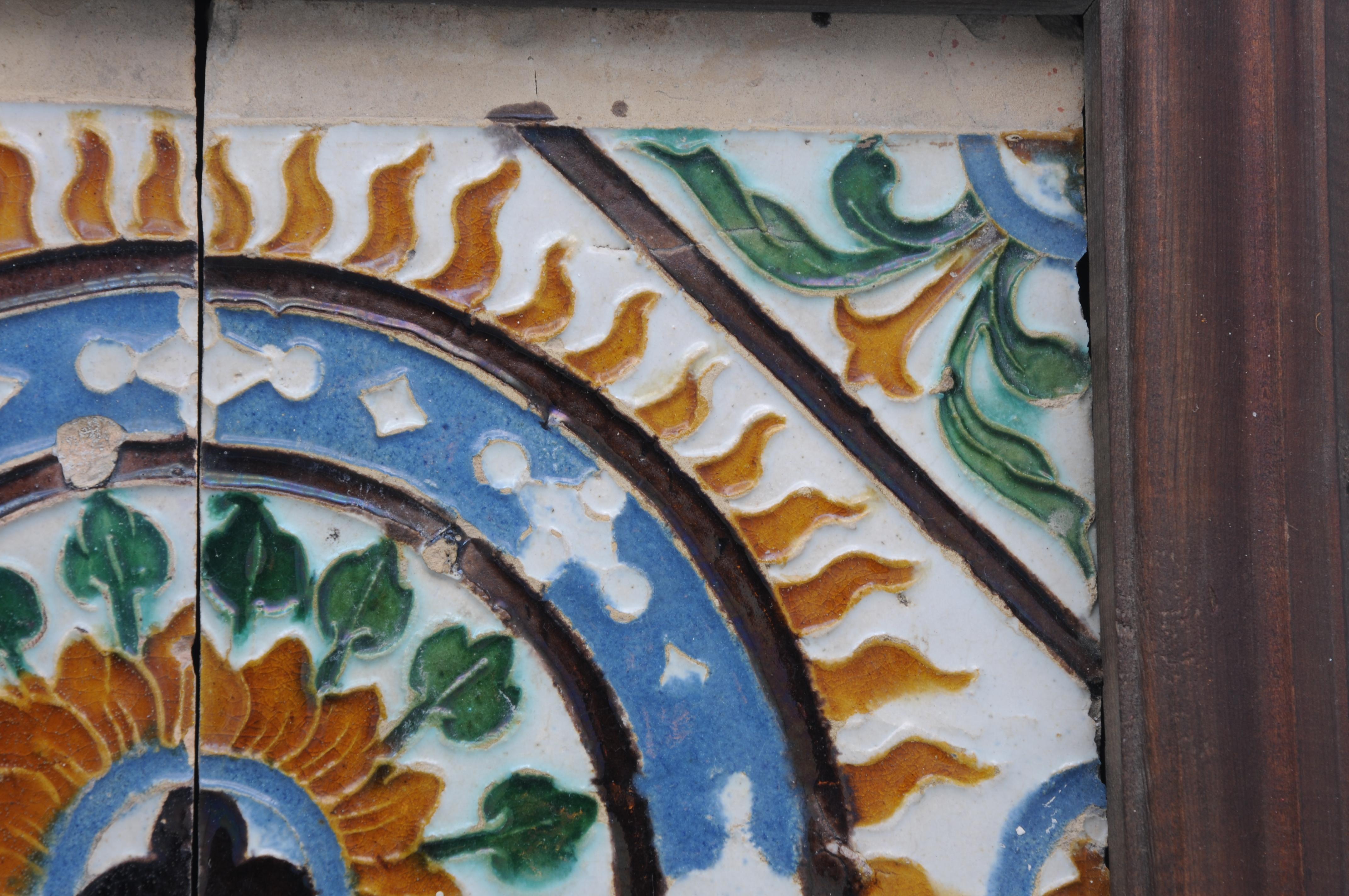 18th Century and Earlier Spanish Azulejo Tiles 'Dos por Tabla' - Arista y Cuenca - Toledo 16th century