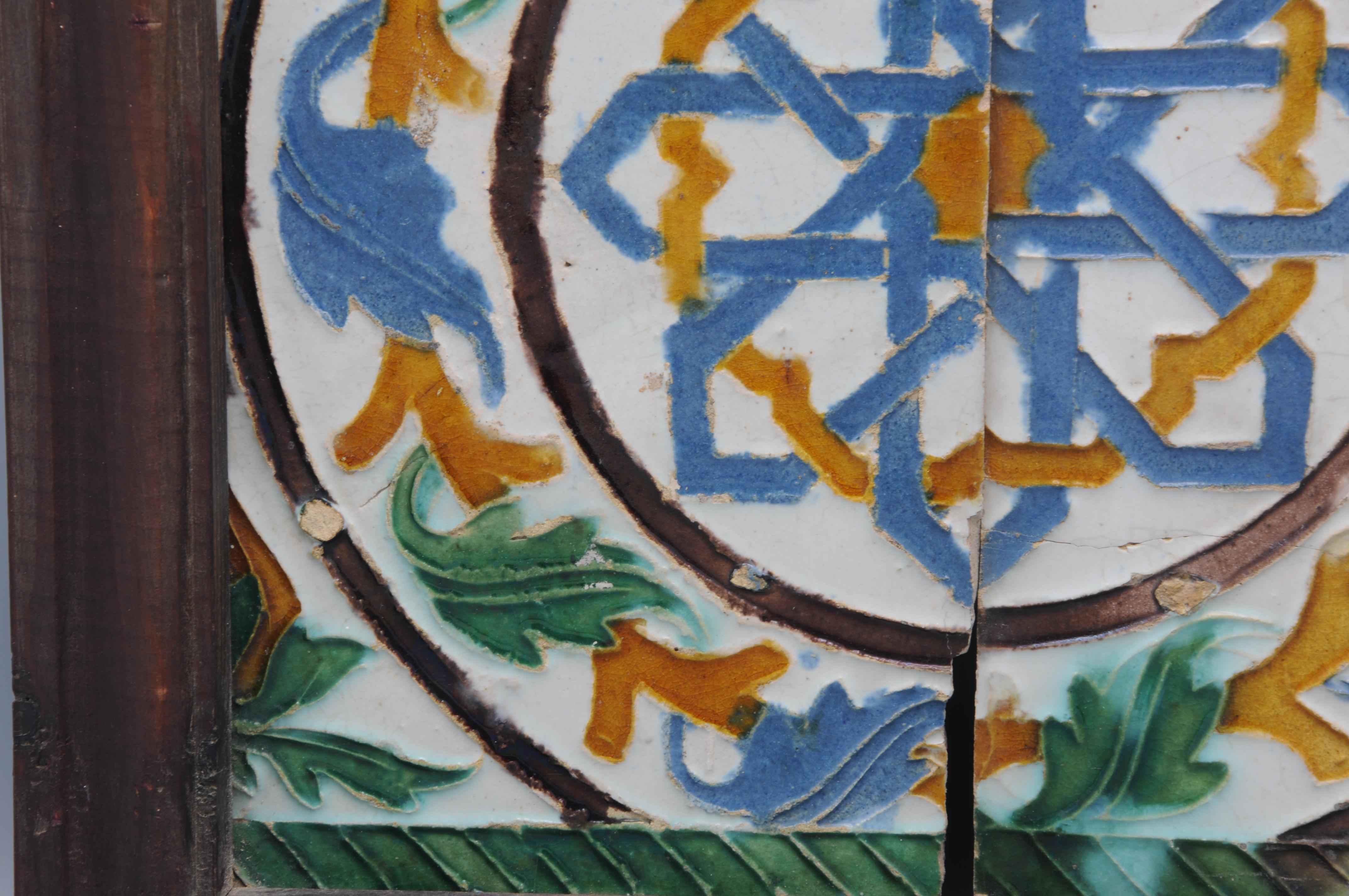 Spanische Azulejo-Kacheln „Dos por Tabla“ – Arista y Cuenca – Toledo, 16. Jahrhundert 1