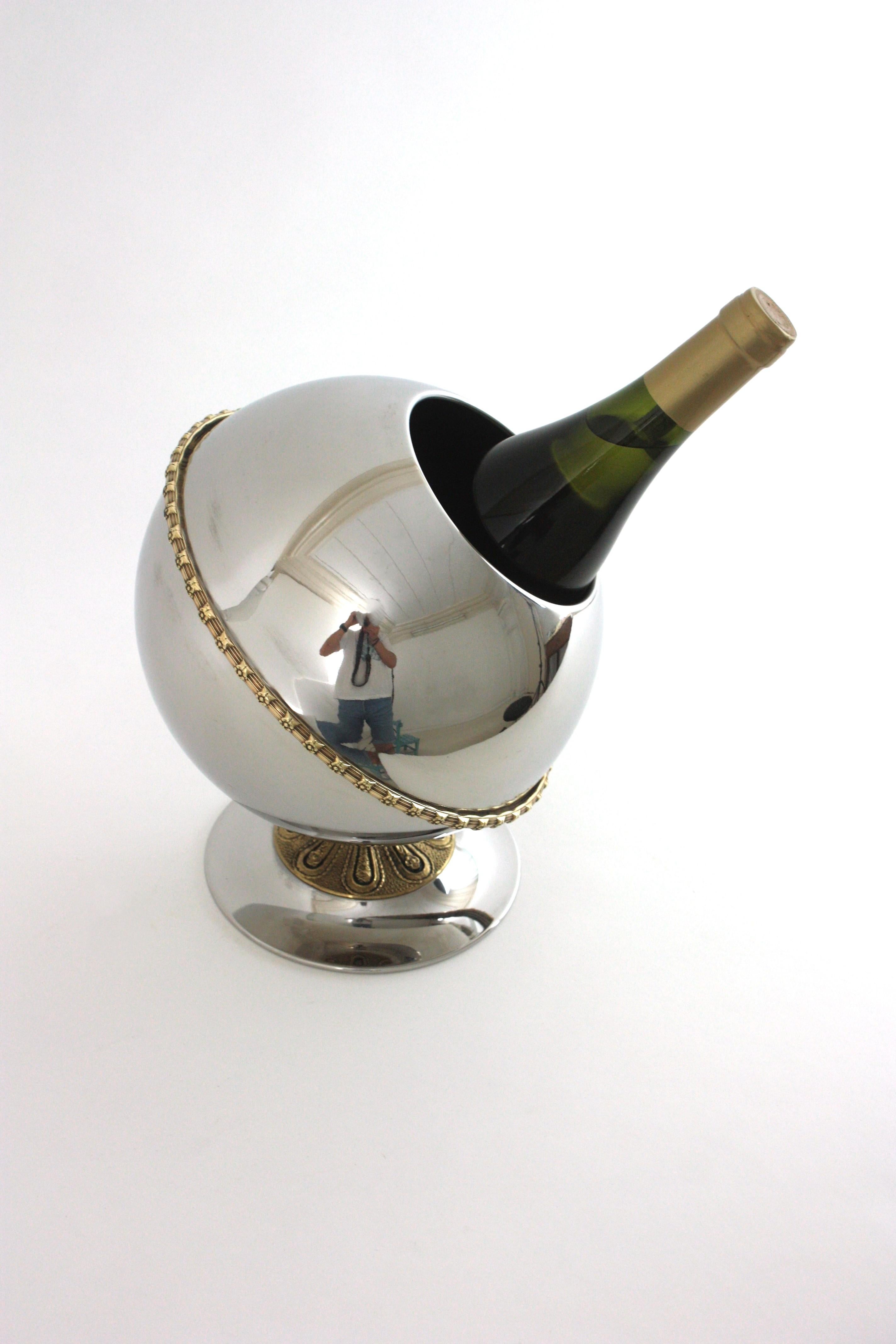 Seau à glace à pied Ball and Ball Ball à Champagne / Wine Cooler en vente 5