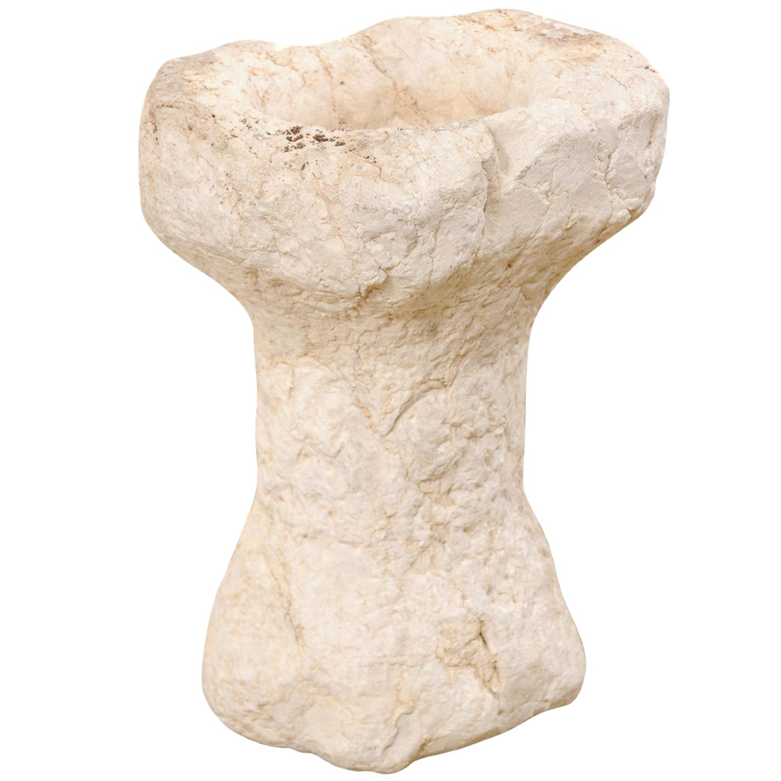 Spanish Baptismal Stone Vessel 'Would Make a Wonderful Garden Bird Bath' For Sale