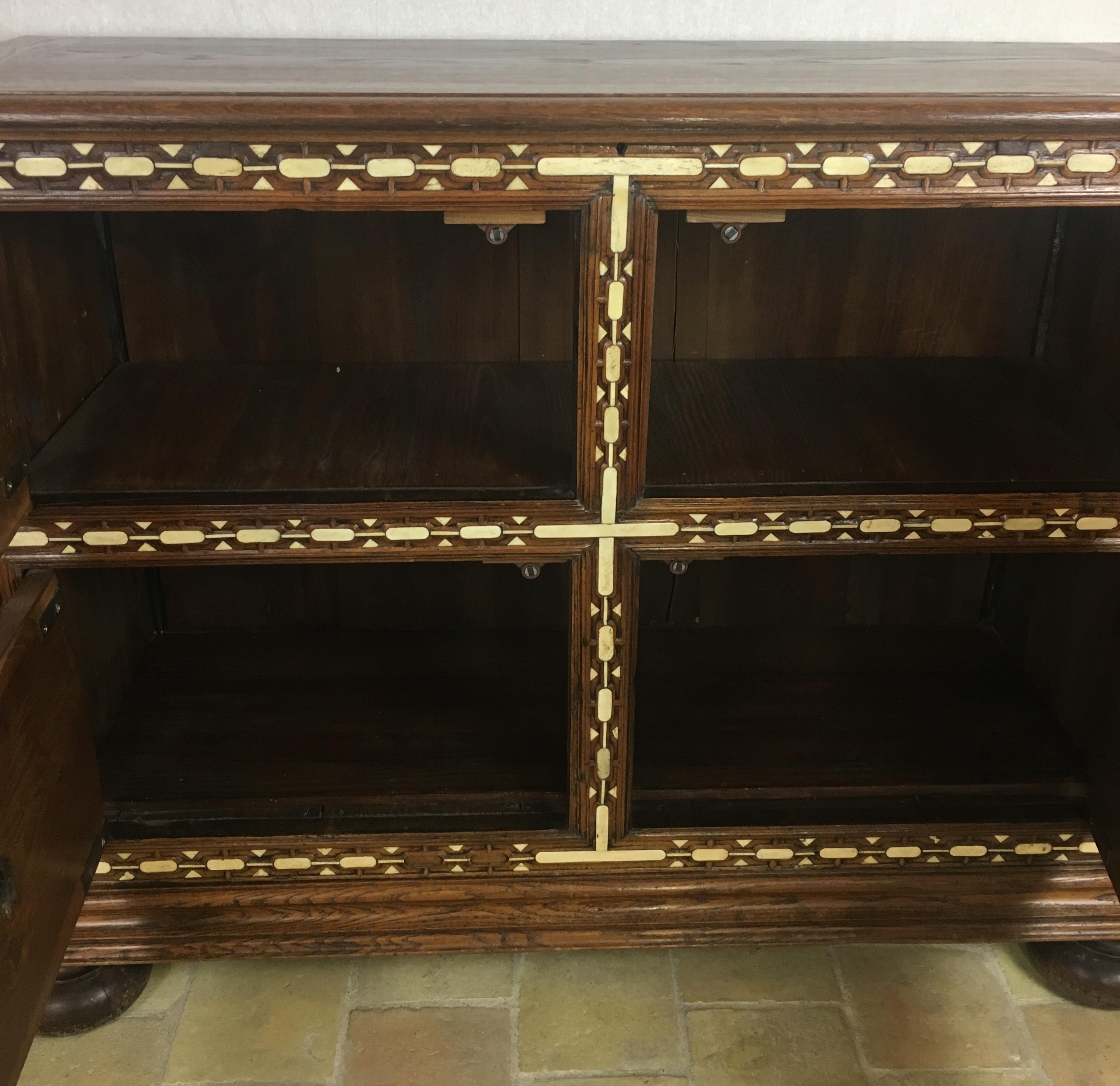 17th Century Spanish Baroque Walnut Chest Late 17th-Early 18th Century