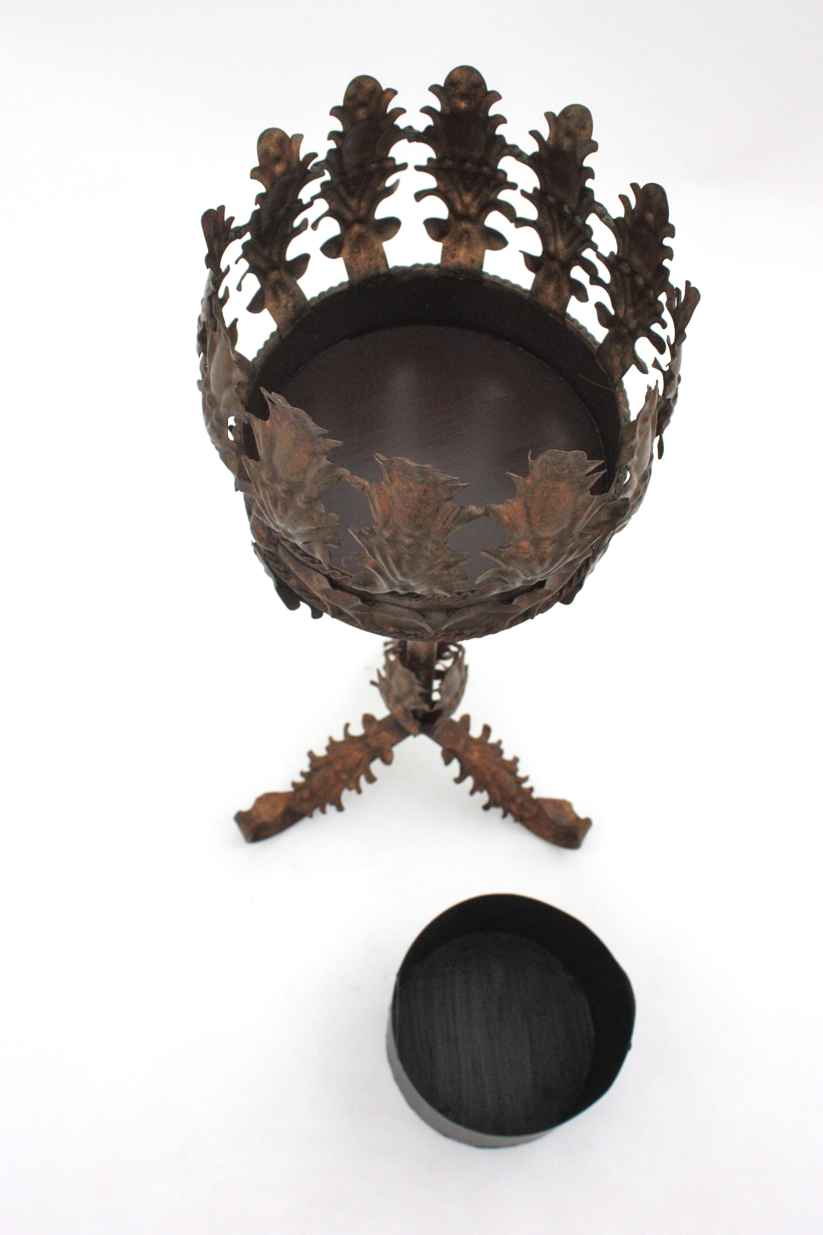 Champañera Barroca Española Soporte para Cubitera de Hierro en venta 6