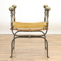 Spanish Baroque Curule Bench or Stool