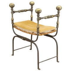 Spanish Baroque Curule Bench or Stool