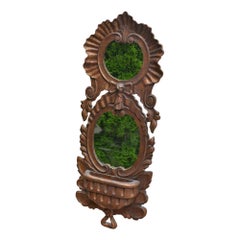 Spanish Baroque Double Mirror Wall Pocket