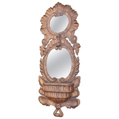 Spanish Baroque Double Mirror Wall Pocket