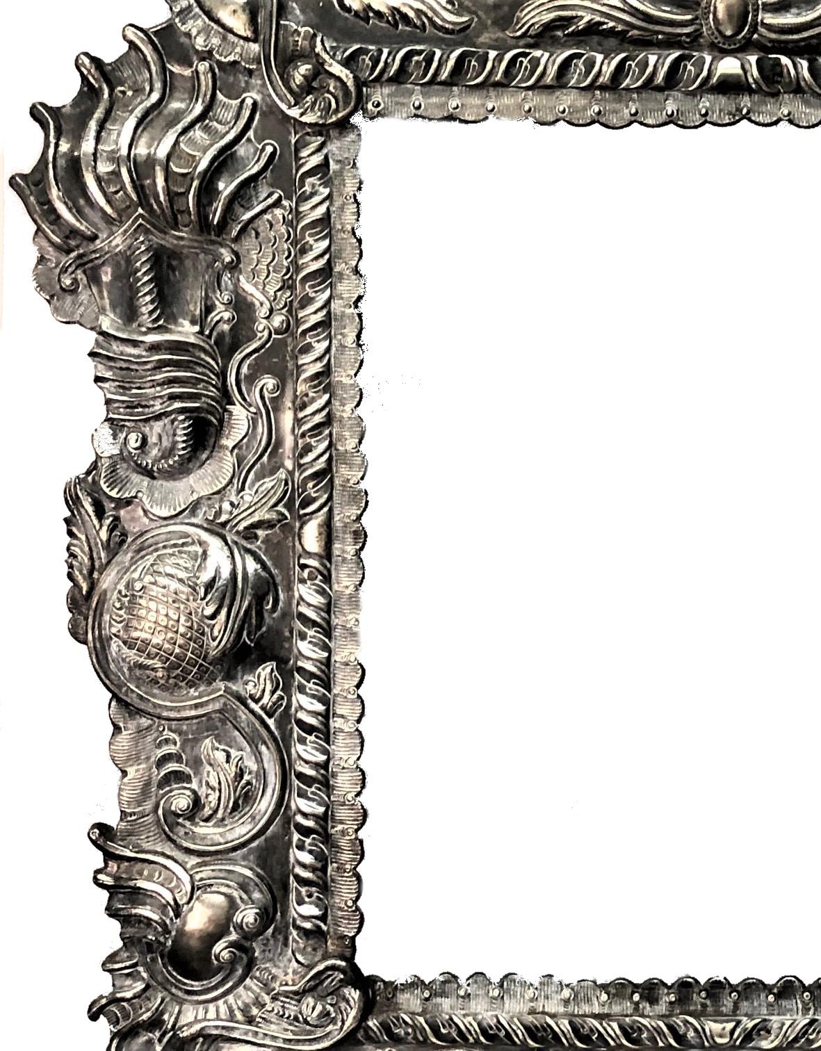 silver baroque frame