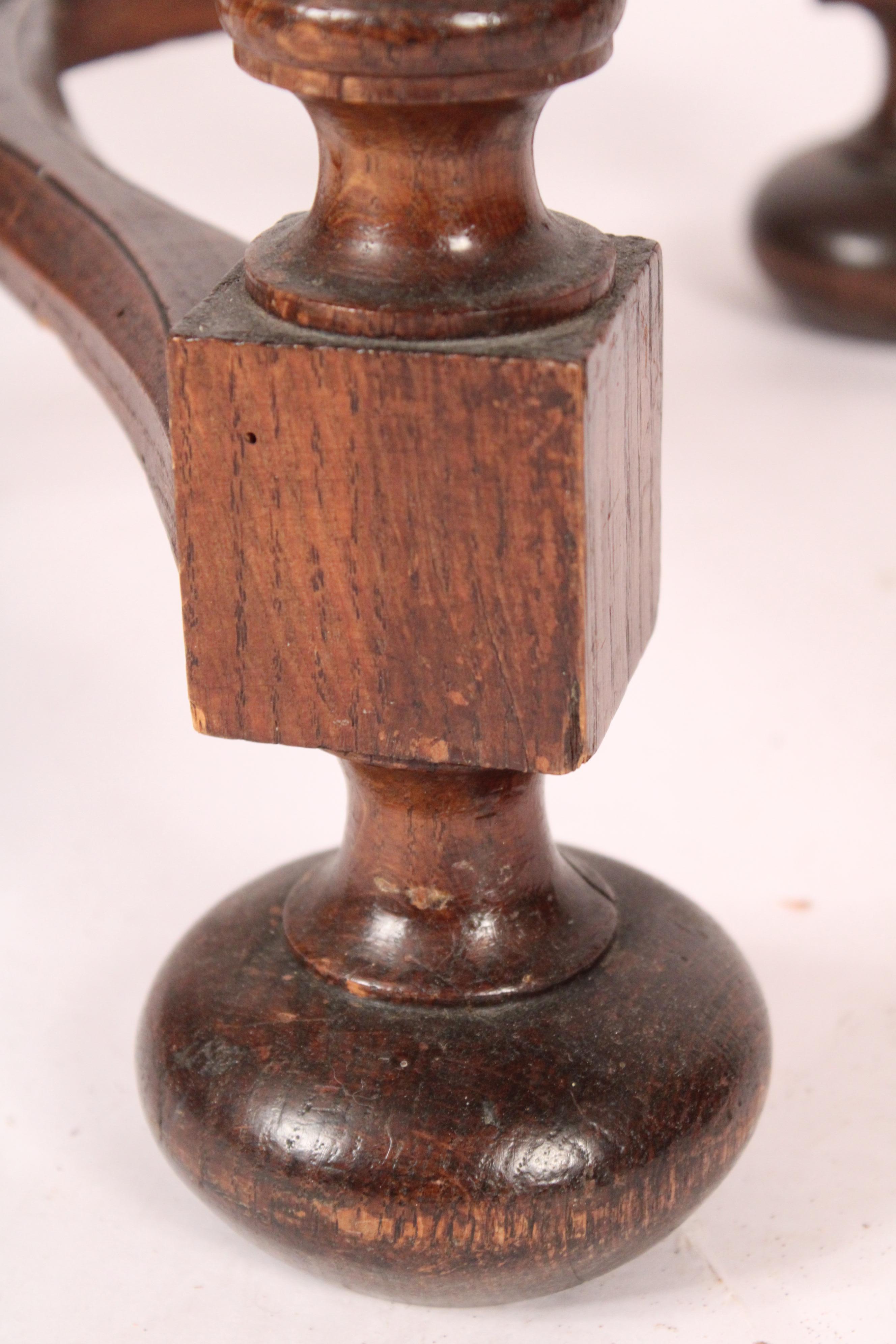 Spanish Baroque Style Carved Oak Occasional Table For Sale 9