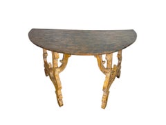 Spanish Baroque Style Painted Console Table