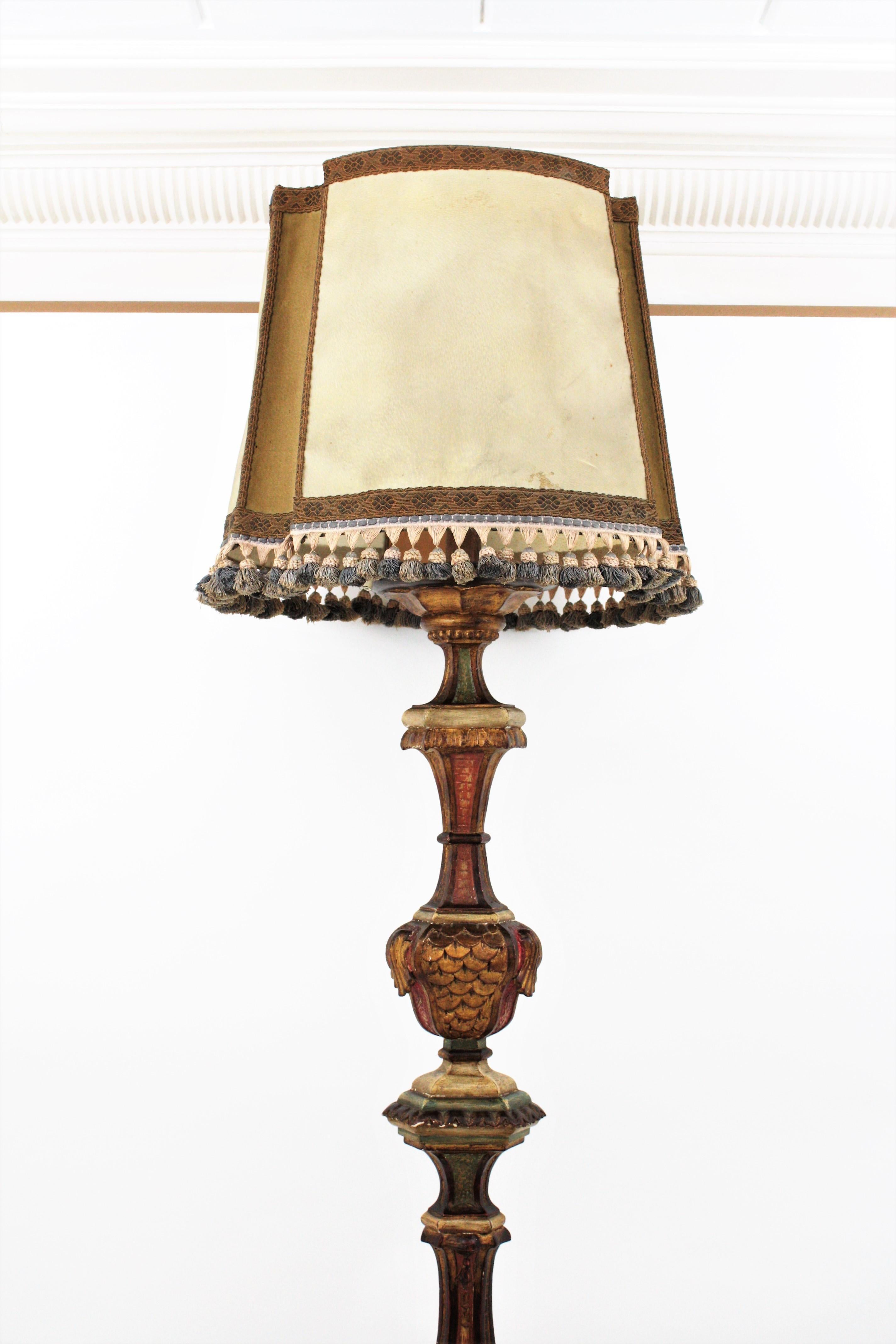 baroque floor lamp