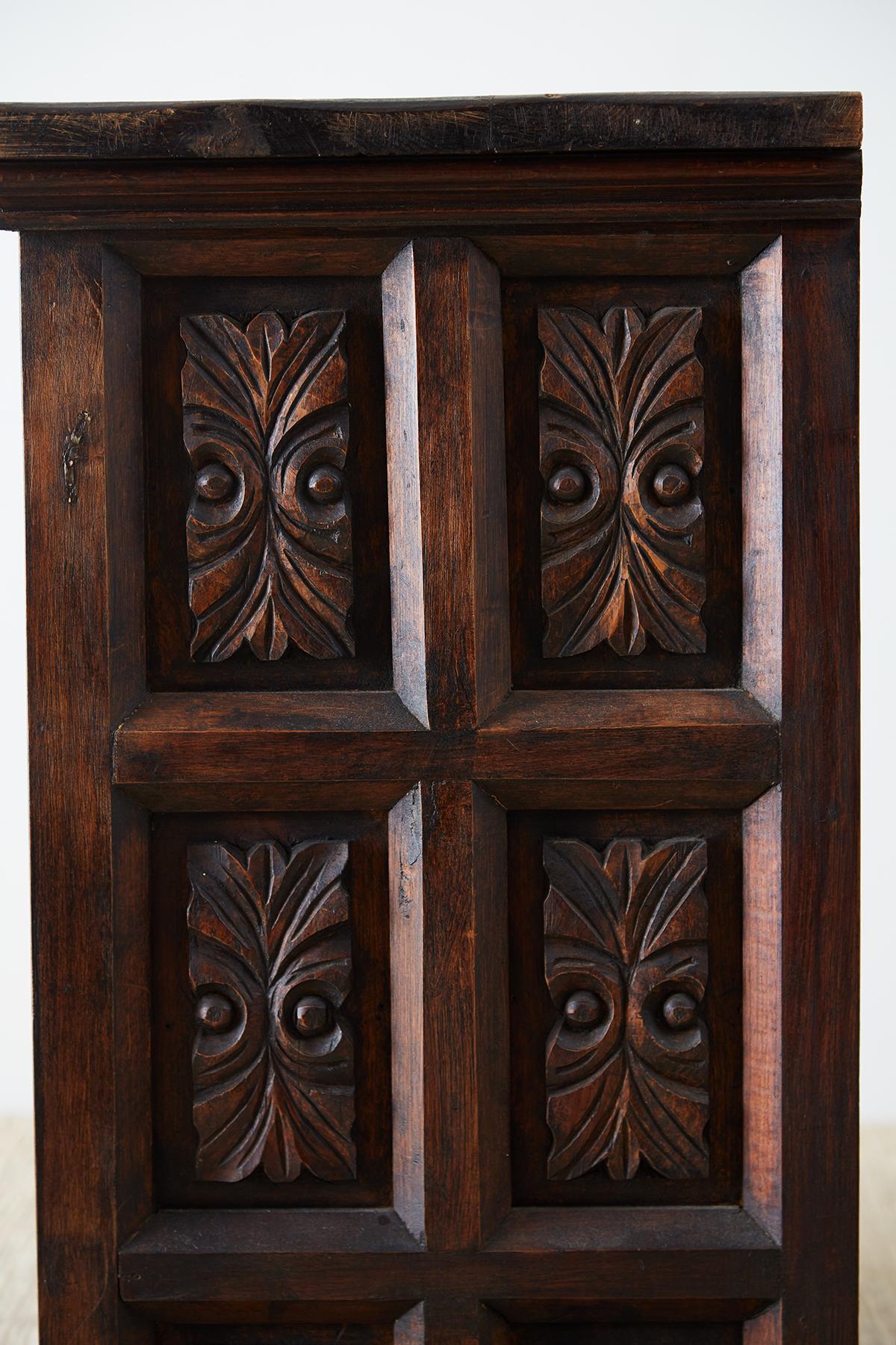 Spanish Baroque Style Two-Door Cabinet or Sideboard 8