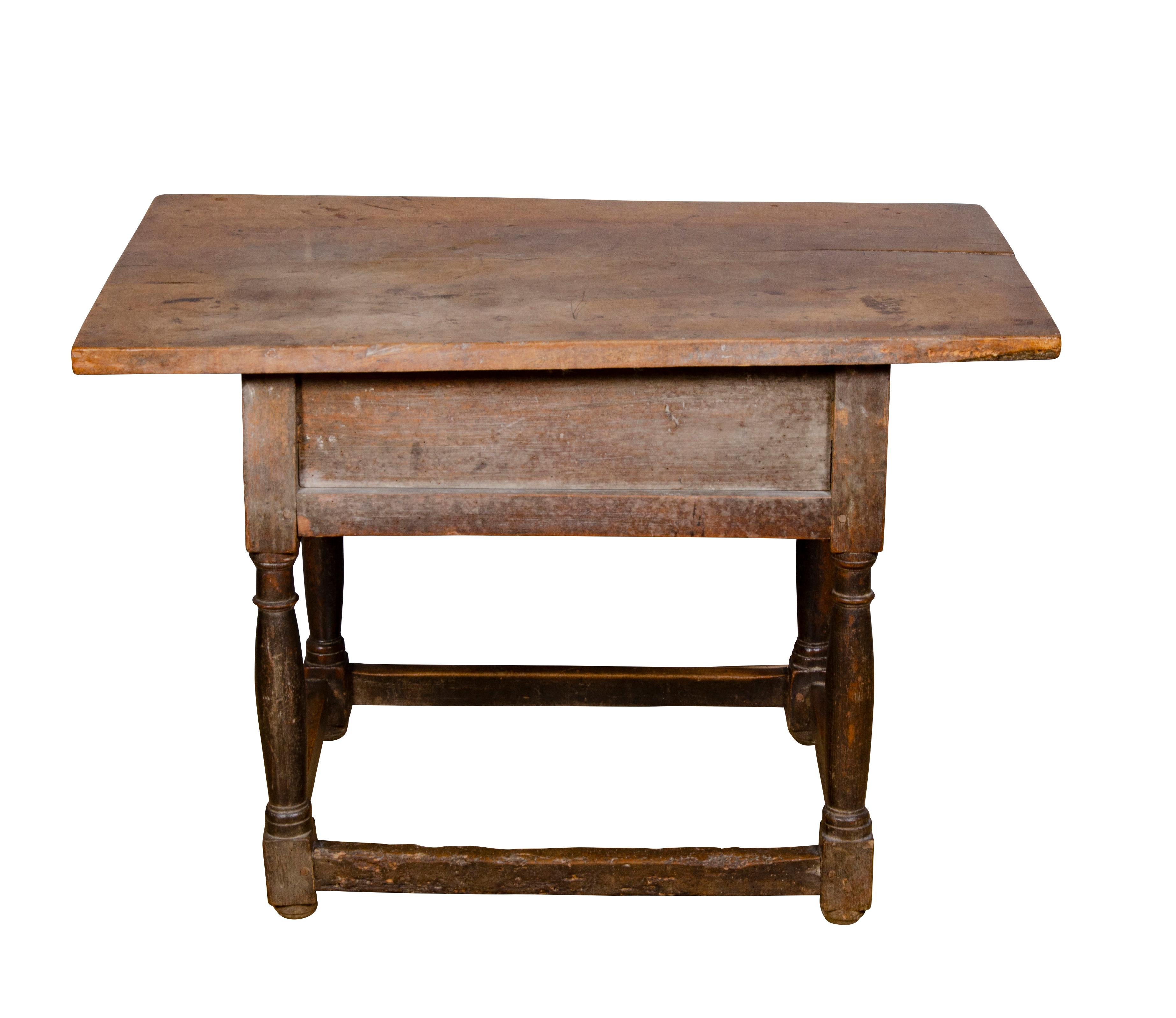 Spanish Baroque Walnut Table For Sale 6