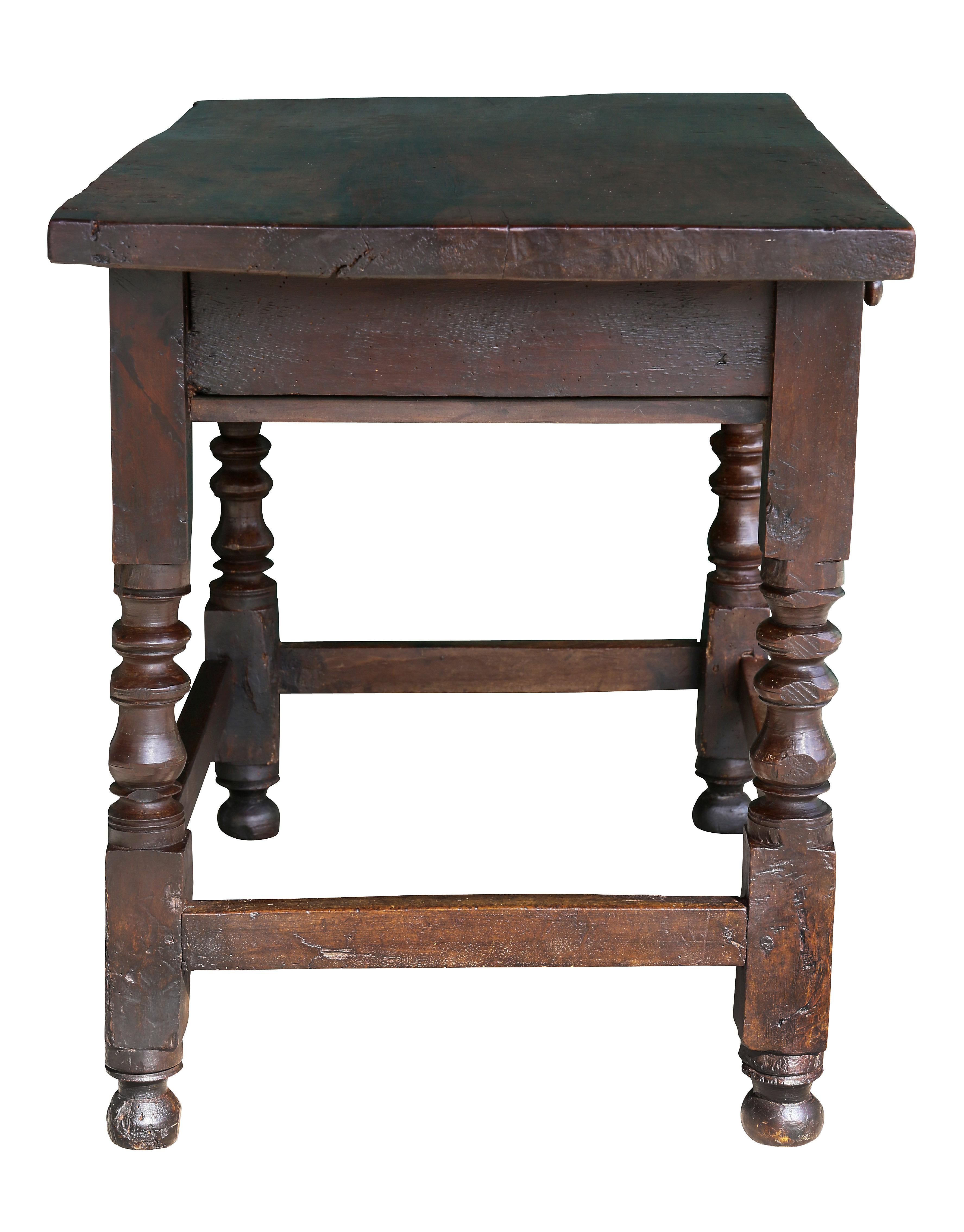 Spanish Baroque Walnut Table 3