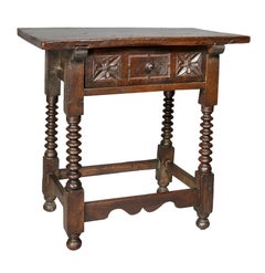 Spanish Baroque Walnut Table