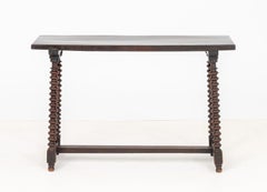 Spanish Baroque Walnut Trestle Table, 18th C.