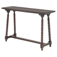 Spanish Baroque Walnut Trestle Table, 18th C.