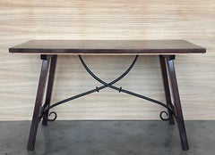 Spanischer Barockbeistelltisch , restauriert