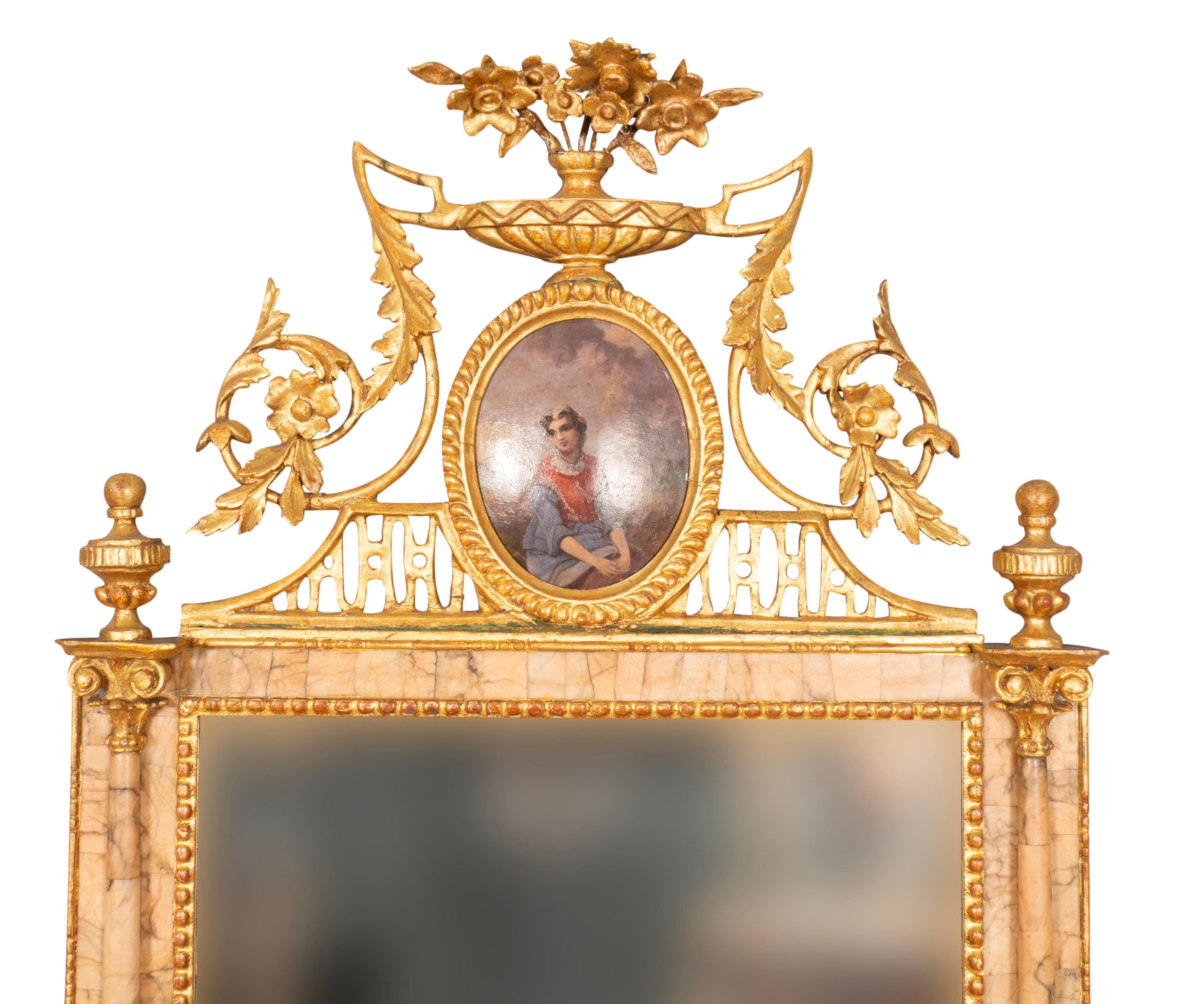 Miroir espagnol Bilboa Bon état - En vente à Essex, MA