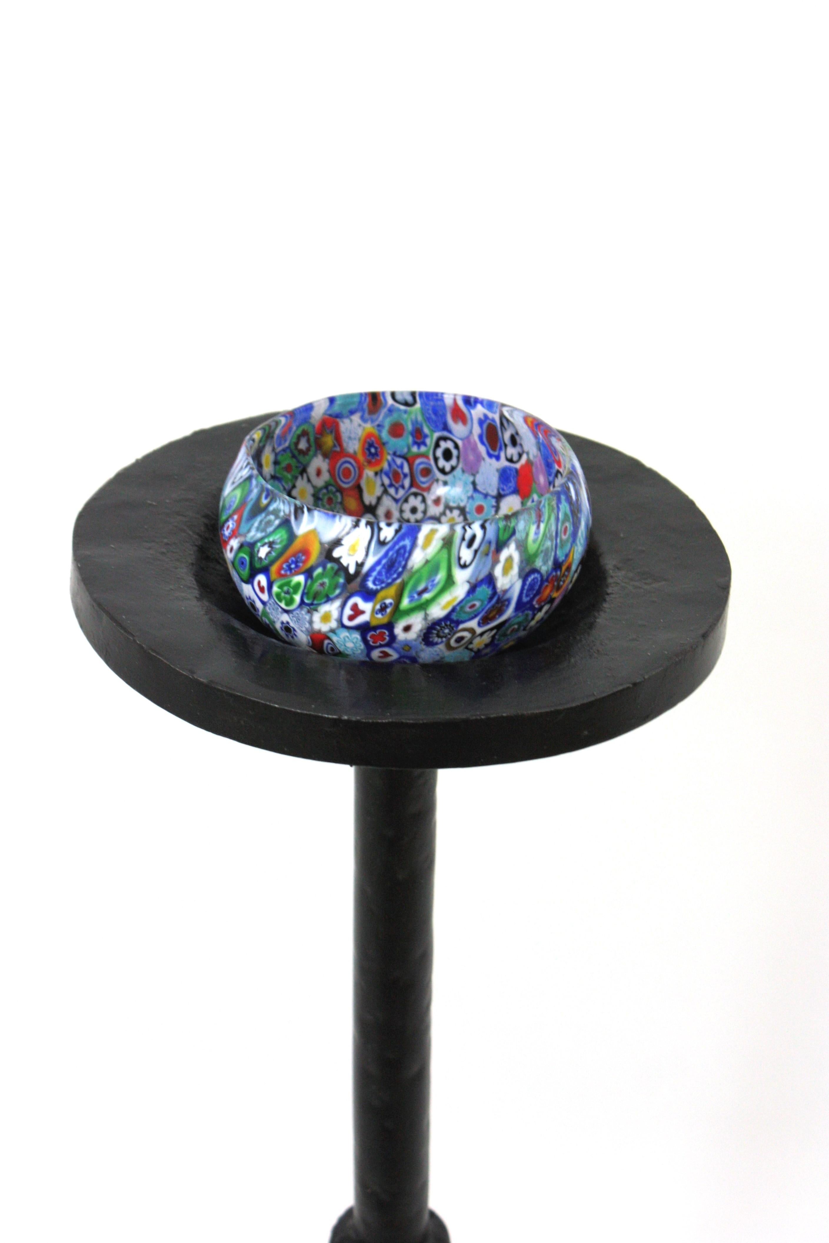 Table à boissons, table d'appoint ou d'appoint en fer forgé, 1940s en vente 8