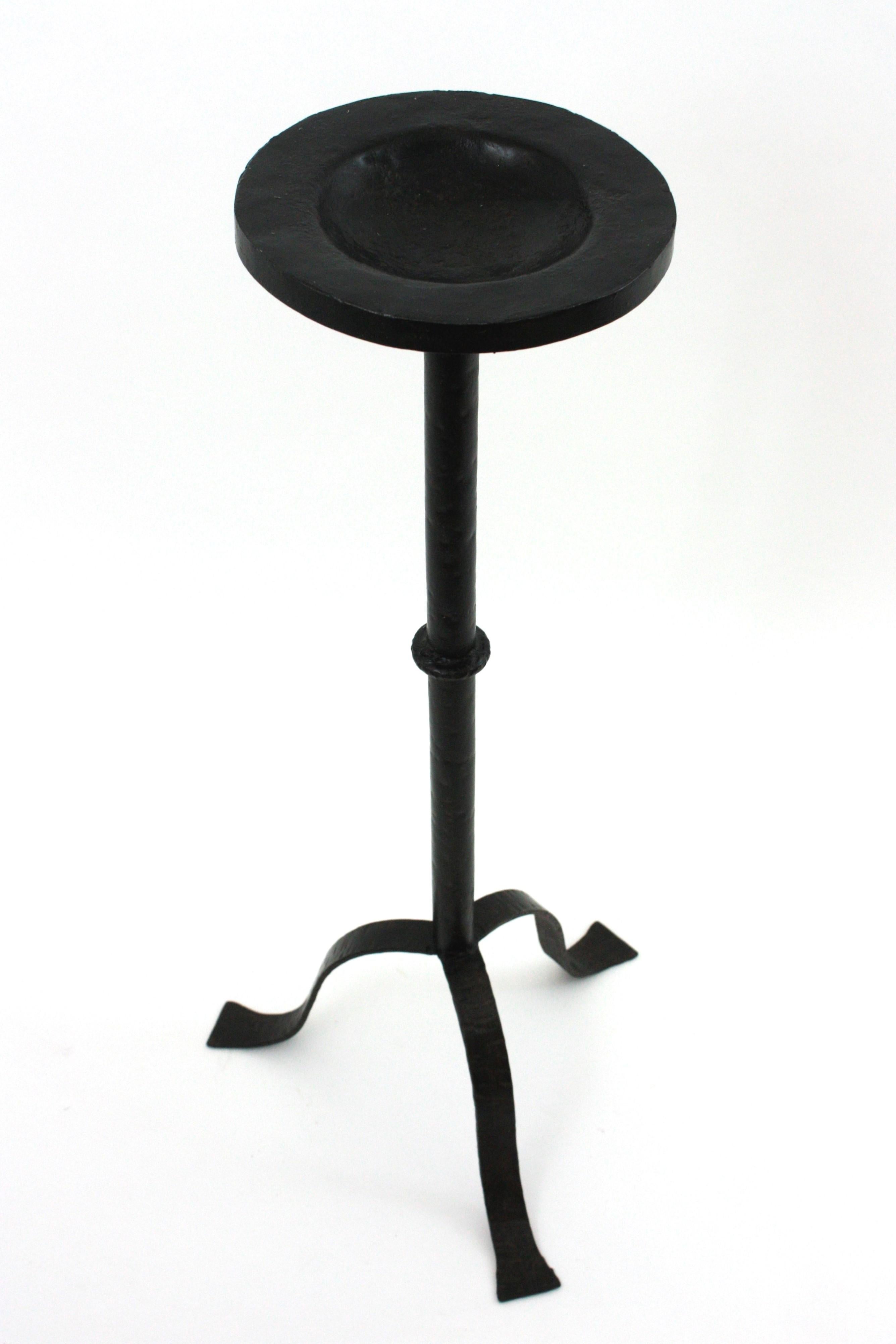 20ième siècle Table à boissons, table d'appoint ou d'appoint en fer forgé, 1940s en vente