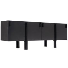 Spanish Black Satinated Sideboard by José Martínez-Medina