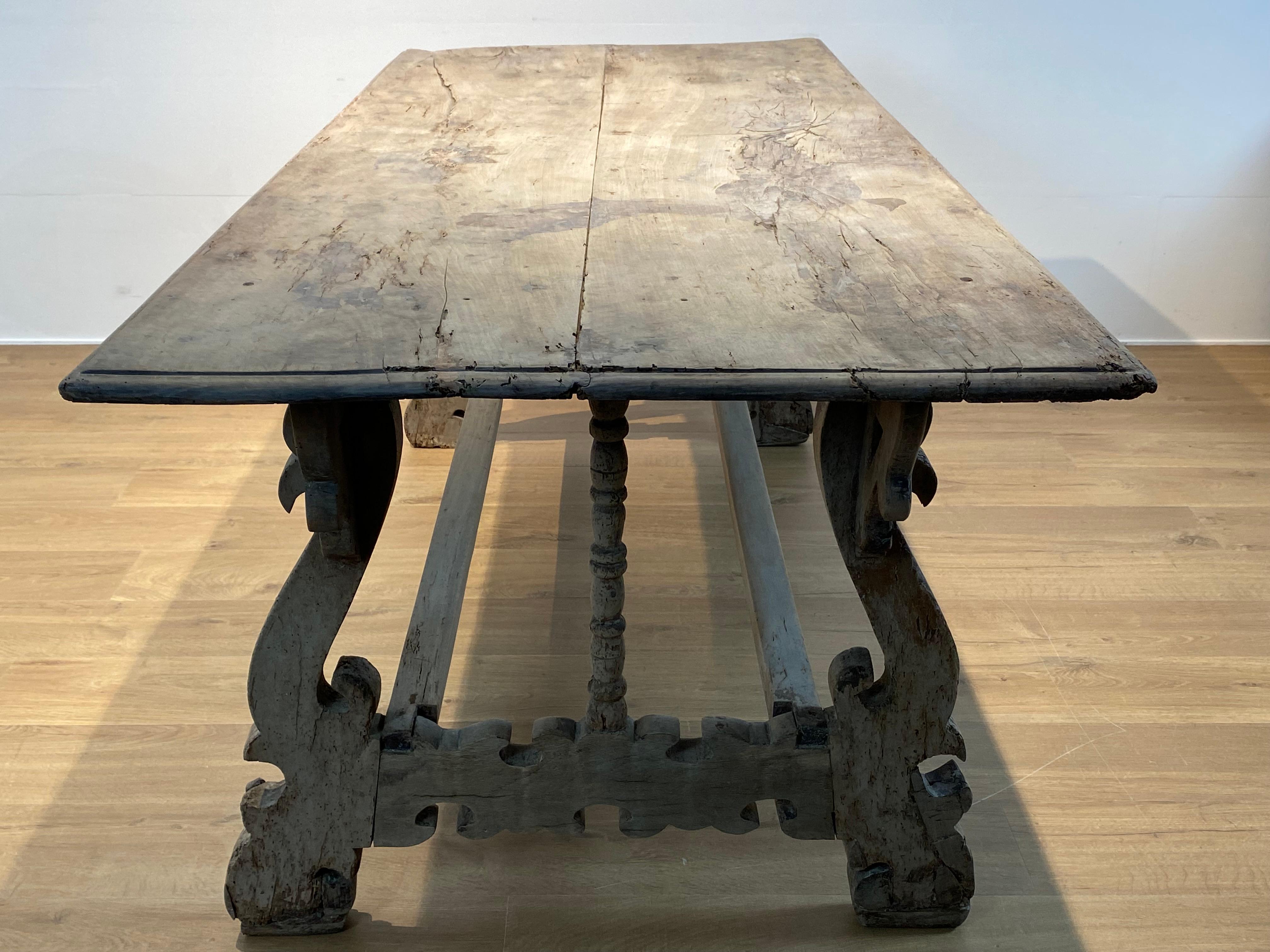 Spanish bleached Center Table For Sale 8