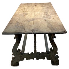 Used Spanish bleached Center Table