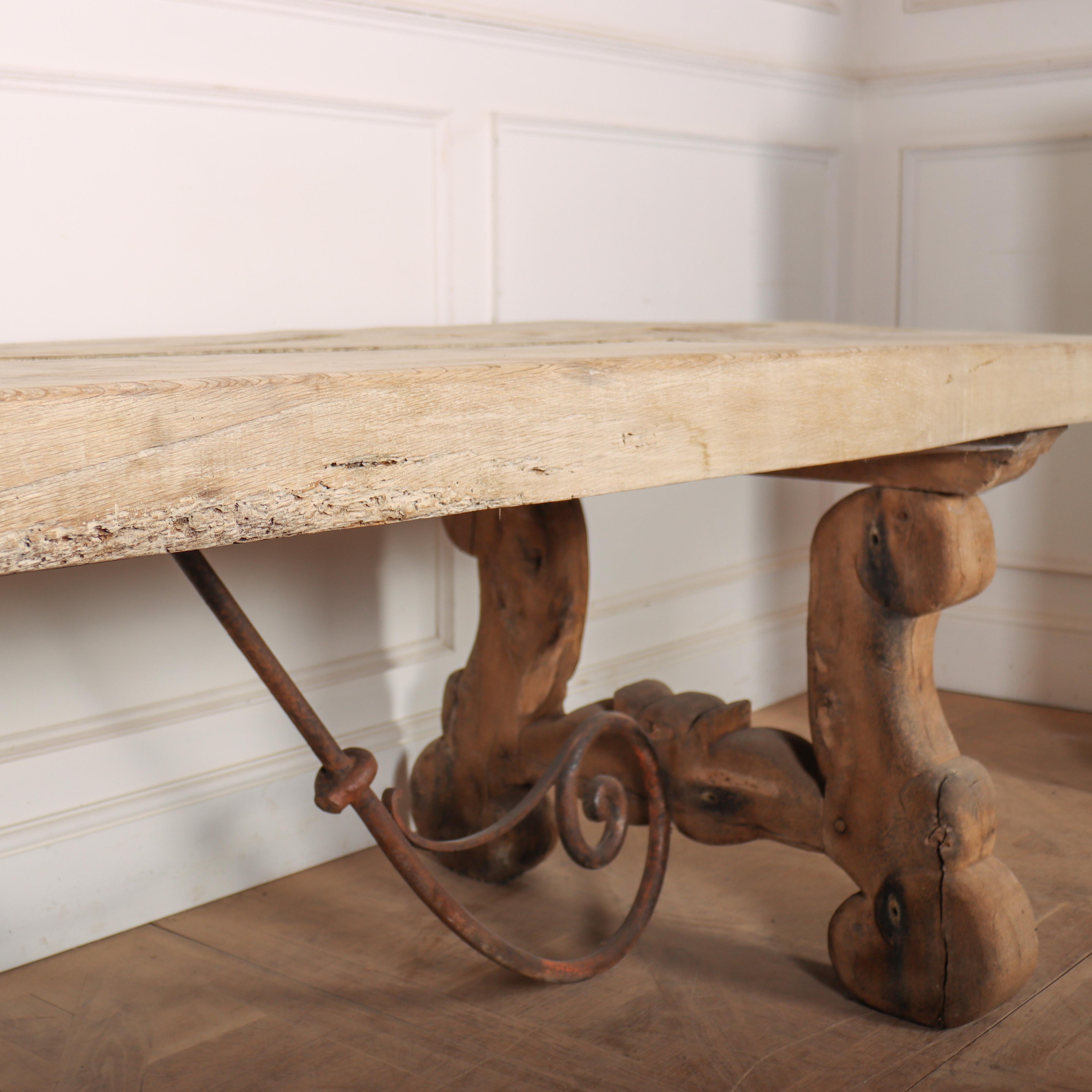 Spanish Bleached Oak Dining Table 7