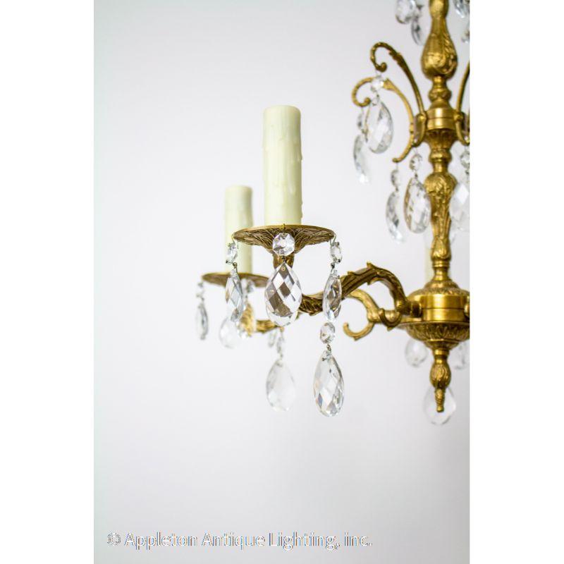 spanish brass chandelier