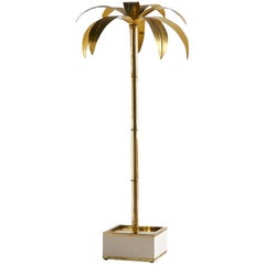 Spanish Brass Palm Tree Lamp