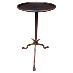 Spanish Bronze Patinated Drinks Table